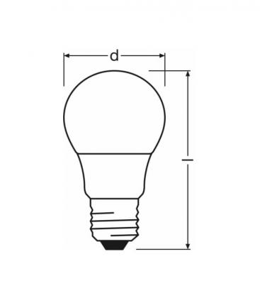 Lampada LED Superstar Classic A 6W 827 E27 Dimm - Lampade LED 10394-19677