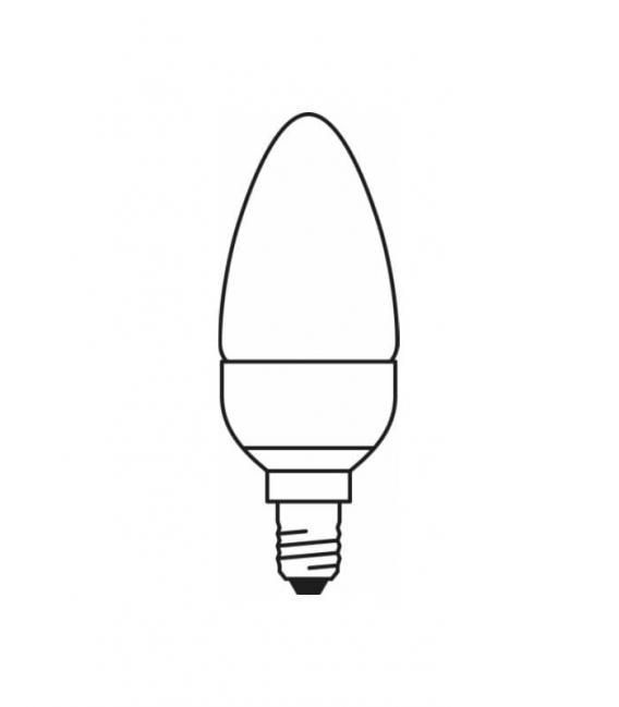 LED Classic B 25 3W 827 E14 Candle Lamp – photo