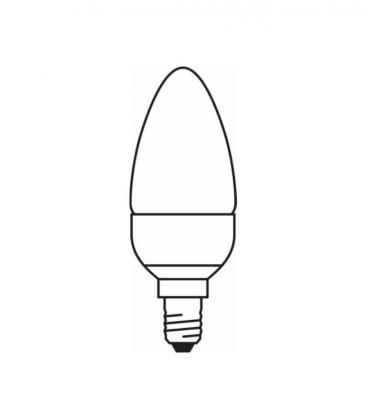 LED Classic B 25 3W 827 E14 Lampada a candela 10412-19773