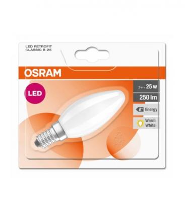 LED Classic B 25 3W 827 E14 Lampada a candela 10412-19774