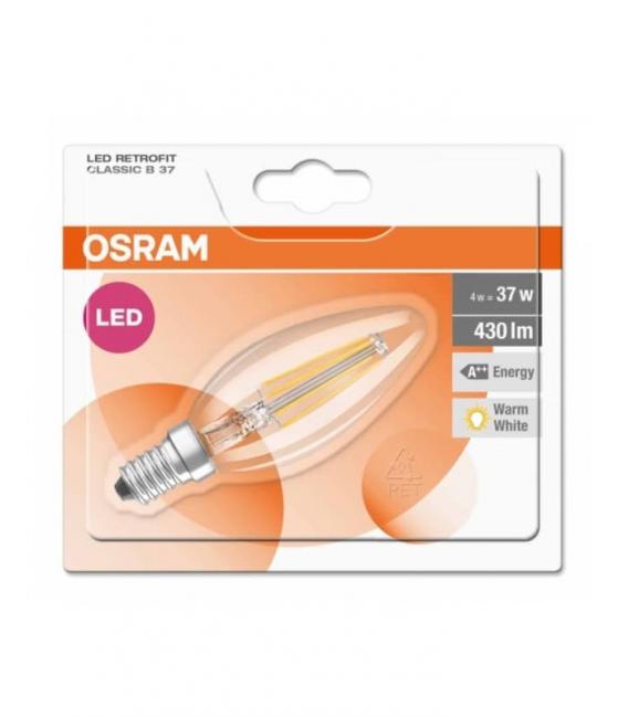 LED Classic B 37 4W 827 E14 Kerzenlampe – foto