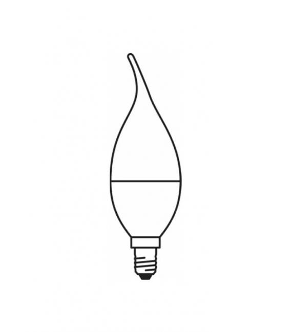 Vela Clásica LED BA 23 2W 827 E14 - Vela Clásica Lámparas LED – foto