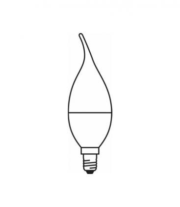 LED Classic Candle BA 23 2W 827 E14 - Lampade LED Classic Candle 10414-19783