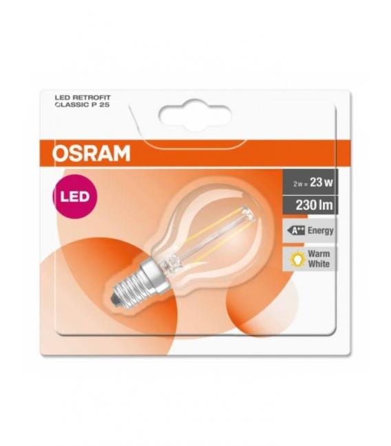 2W 827 220V FIL E14 Mini lampe LED P 23 - Solution d'éclairage compacte – Photo