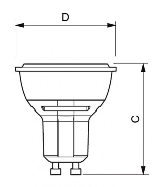 Master LEDspotMV VLE 4.3: Lampada LED dimmerabile 50W 830, 220V – Foto