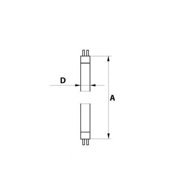 T5 LT 14W 152 G5 Red Colored Light Bulb – photo