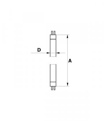 T5 LT 21W 182 G5 modra barvna žarnica 10674-21015