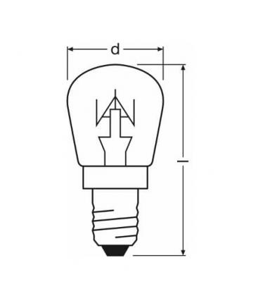 Special T26 57 CL 25W E14 Refrigerator Sewing Machine Bulb 83-214