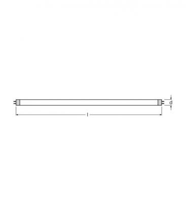 Lampada ad alto riconoscimento cromatico - Lumilux T5 ES 25W 830 HE 10819-21748