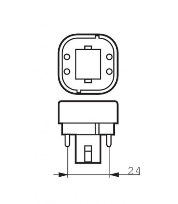 Master PL-C 26W 830 4P xtra - G24 Kompakt-Energiesparlampe – foto