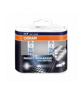 H7 55W 12V 64210 NBU Night Breaker Unlimited Double Pack