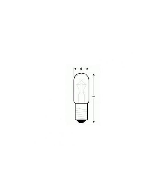 Bombilla 12V T16X54 E14 15W C - Electrodomésticos – foto