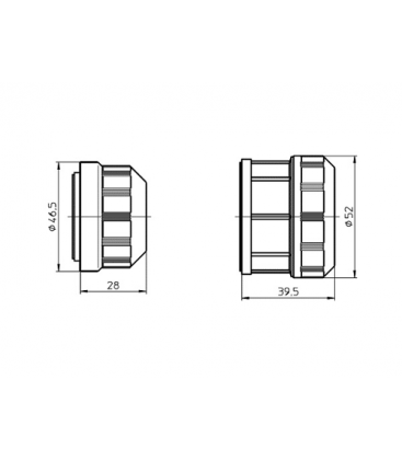 103710 Anello a vite per portalampada G13 - Ø 26 mm 10993-22706