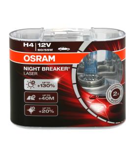 H4 60/55W 12V P43t 64193 NBL Night Breaker Laser Doble Pack