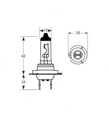 Avtomobilska žarnica H7 55W 12V 64210 NBL - Nočni lomilec laserja 11004-22794