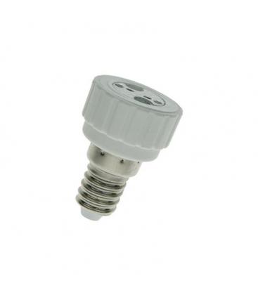 Portalámparas adaptador versátil E14 a G4, G6 MR8 MR11 MR16 11012-22810