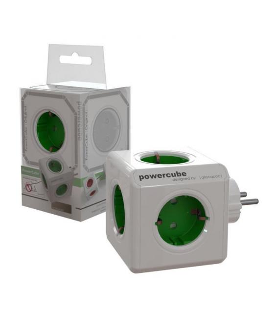PowerCube Original Type F - Zeleni električni podaljšek – fotografija