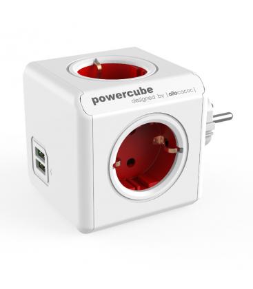 PowerCube Original USB Typ F Rotes Verlängerungskabel 11055-22916