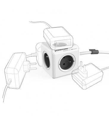 PowerCube Extended Typ F Grau 1.5m - Elektrisches Verlängerungskabel 11060-22926