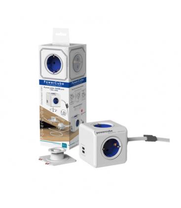 PowerCube Podaljšani USB tipa F kobaltno modri 1,5 m - Električni podaljšek 11063-22935