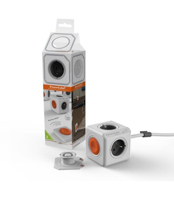 PowerCube Extended Remote Single grey 1,5 m - Električni podaljšek – fotografija