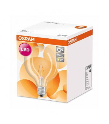 Lampada LED sferica 2W 827 E27 Filamento - Globo classico 11148-23153