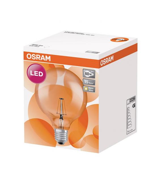 LED Filament Globe Lamp 7W Warm White E27 - Spherical – photo