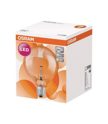 Lampada a globo a filamento LED 7W bianco caldo E27 - Illuminazione sferica 11150-23159