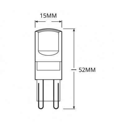 LED-Lampe Parathom PIN 30 2.6W Warmweiß G9 11151-23163