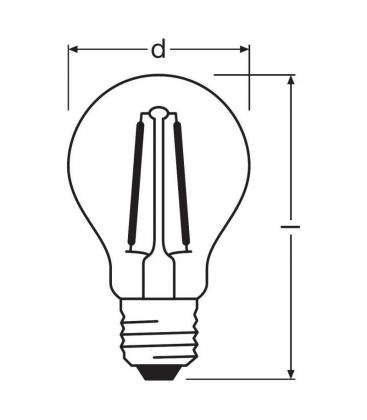 Mini lampada LED 4.5W P 40 - E27, 827 220V CL Soluzione di illuminazione 11198-23362