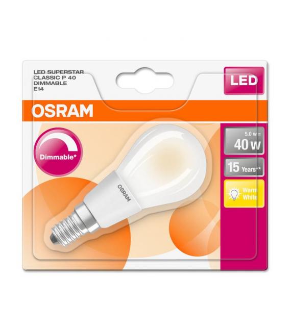 Mini lámpara LED regulable P 40 5W 827 E14 - Iluminación – foto