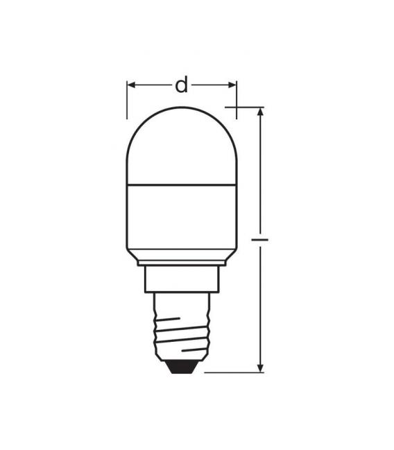 Lampe LED Star Special T26 20 2.3W 865 E14 - Ampoule électroménager – Photo