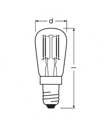 LED svetilka Star Special T26 2.8W 865 E14 Hladilnik Šivalni stroj 11224-23491