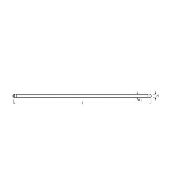 Lámpara LED Tubular SubstiTUBE Value ST8V EM 16.2W 865 G13 - Lámparas LED Tubulares – foto