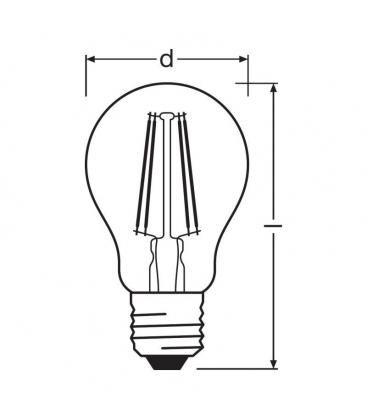 Lámpara LED Parathom Classic A GLOWdim 7W 827 E27 - Lámparas LED 11277-23804