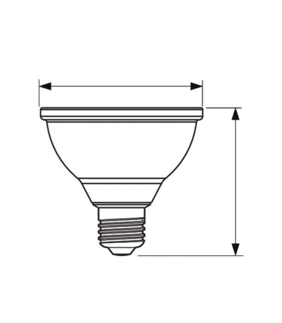 Master LEDspot CLA D 9.5 - Lámpara LED regulable 75W E27 PAR30S – foto