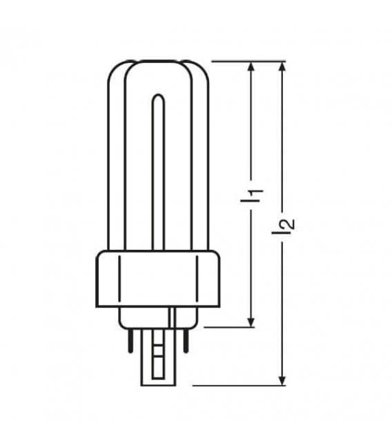 Dulux T-E 42W 830 Plus GX24 Energie-Sparlampe – foto