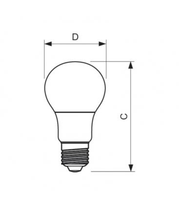 LED Bulb CorePro 60W 220V Warm White E27 11305-23913