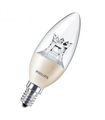 Master LEDCandle DT 8 60W 220V 827 B40 CL E14 dimm Klassische LED-Kerzenlampe 11345-24082