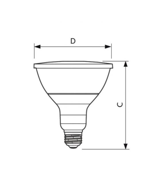 Master LEDspot CLA D 13 - Lampe LED E27 100W dimmable – Photo