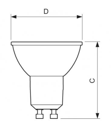 Lámpara regulable Master LEDspot VLE D 3.7 35W - 930, 220V, 36° 11380-24179