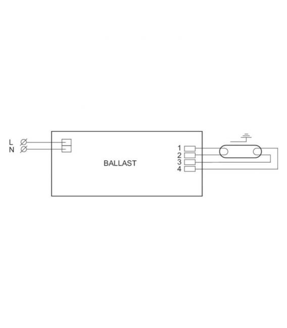 HF M blue 121 LH TL5 Electronic Ballast – Photo