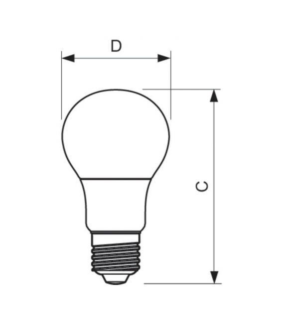 LED Lamp CorePro 40W 220V 840 A60 FR E27 - LED Lamp – photo