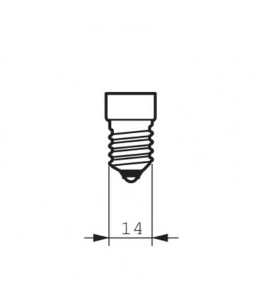 25W Mini LEDLuster ND 2.2 Lamp - E14, 220V, P45 FR 11472-24568