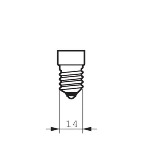 Mini LEDLuster ND 2.7 25W E14 regulable - Solución de iluminación clásica – foto