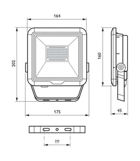 LEDinaire BVP105 27W 840 IP65 LED Floodlight – photo