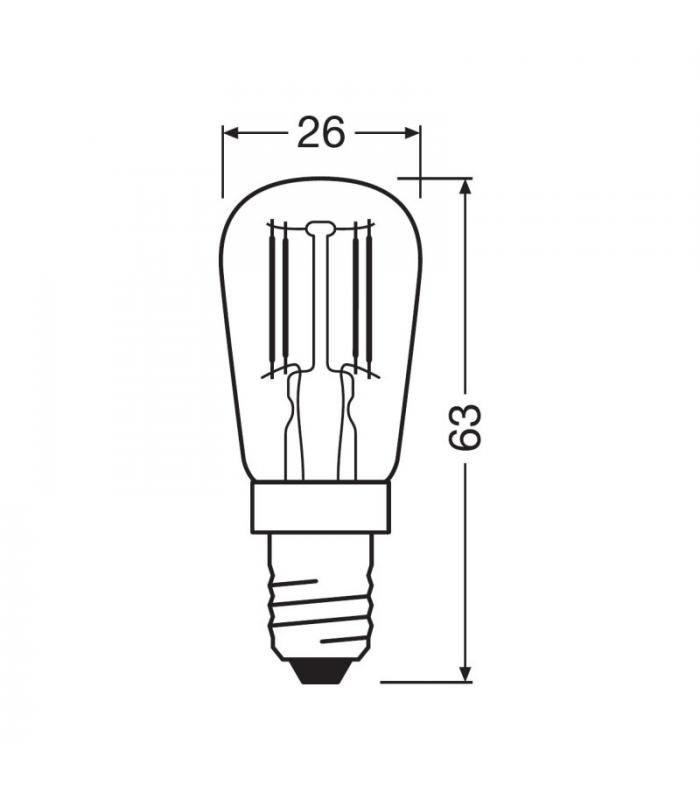 Led Parathom Special T W E Kuhlschrank Led Lampe W