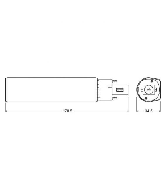 LED-Lampe Dulux D 10W 830 G24d 3 - Beleuchtung – foto