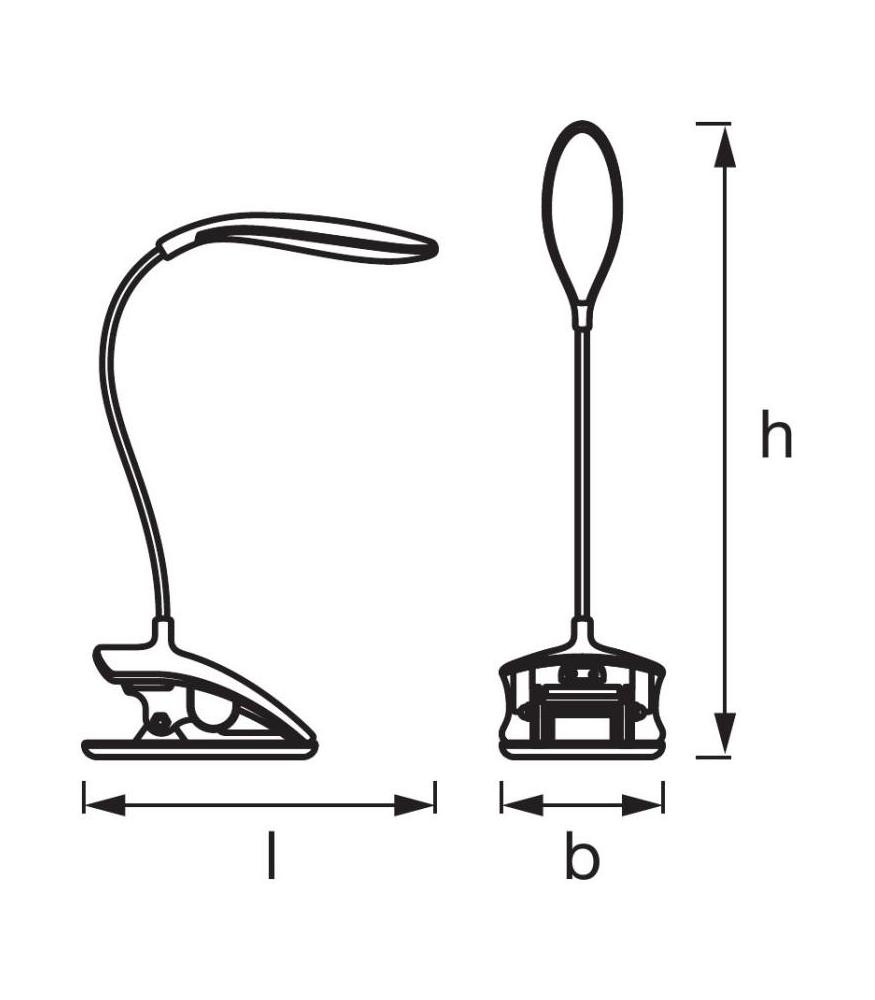OsramLuminaires Poser Blanc Led Bureau Clip À Panan 5w Lampe De n0OPkXNw8