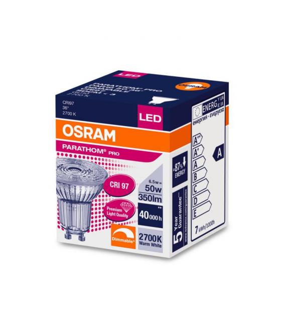 Parathom Par16 50 6.5W 927 WW - Dimmable LED Lamp, 36° Beam – photo